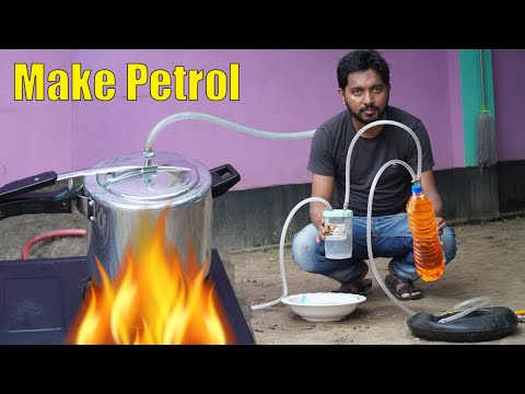 Plastic into petrol || Produce fuel petrol  from plastic waste