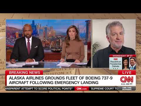 CNN Air Alaska Door pops off in flight Boeing 737-900 Max9