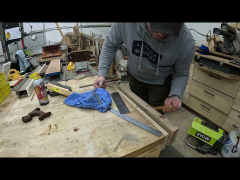 Making a dovetail saw part 4