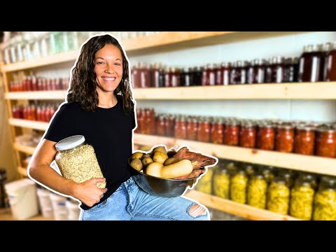 FOOD SECURITY: Full Tour of Our Basement Grocery Store (plus tips!)