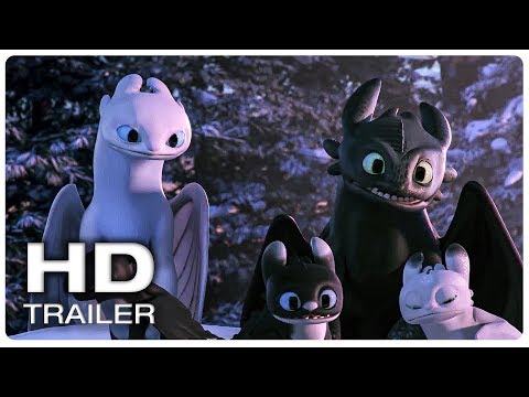 Toothless &amp; his kids visit New Berk Scene | HOW TO TRAIN YOUR DRAGON HOMECOMING (2019) Movie CLIP HD