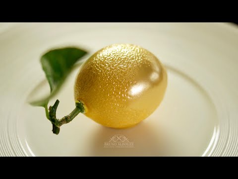 Lemon Shaped Dessert &ndash; Bruno Albouze