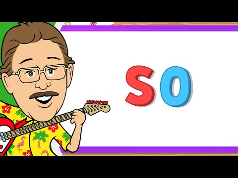 I Love Learning Sight Words | So | Jack Hartmann Sight Words