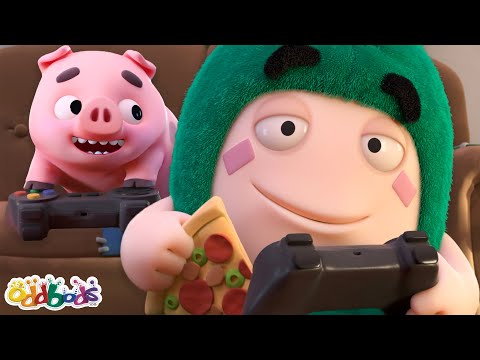 Video Games are Never Boar-ing! 🐗 | Oddbods Cartoons | Funny Cartoons For Kids