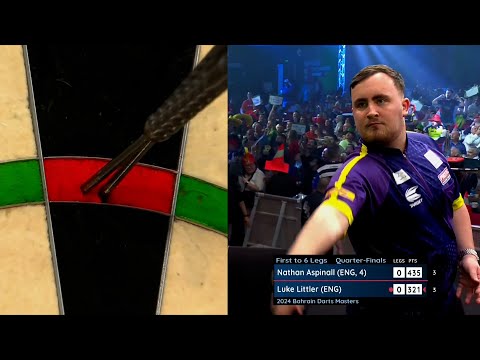 LUKE LITTLER HITS A NINE DARTER ON THE WORLD SERIES!