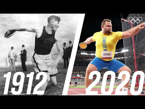 108 years later...  🥏 | Discus throw then &amp; now!