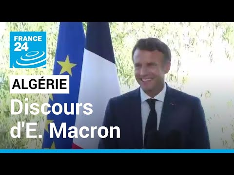 Emmanuel Macron en Alg&eacute;rie : &quot;Nous sommes pr&ecirc;t pour b&acirc;tir un nouveau pacte d&rsquo;avenir&quot;