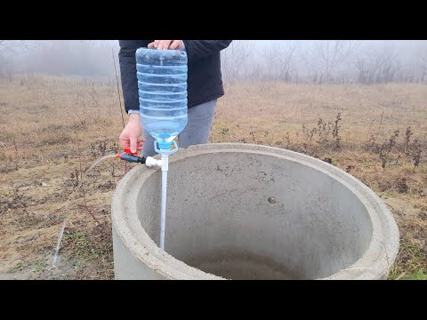 Simple idea how to make a manual water pump that works without power and without fuel.