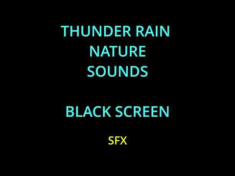 SFX | Thunder and Rain for some rest and relaxation, enjoy