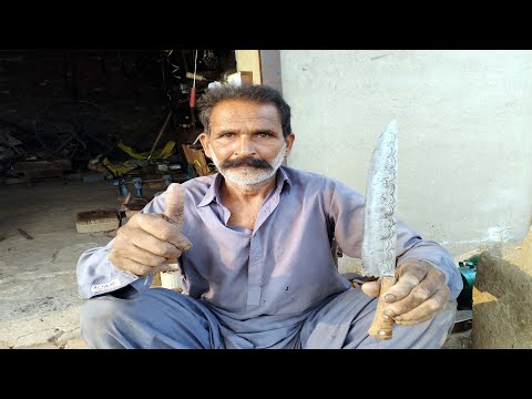 Incredible Process of Making Super Sharp Hunting Knife || Amazing Technique of Making  Sharp Knife