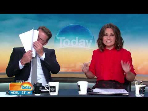 'Did you swallow?' hilarious on air blooper | TODAY Show