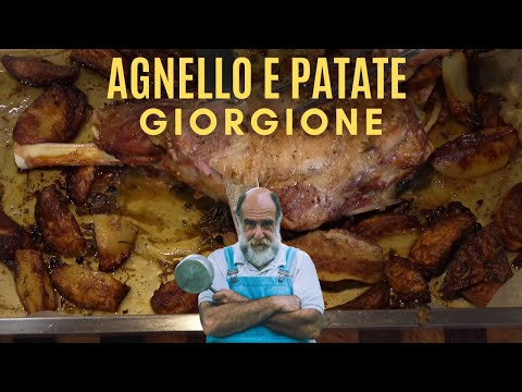 COSCIO D'AGNELLO AL FORNO CON PATATE ARROSTO- Le ricette di Giorgione