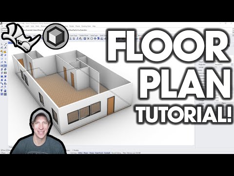 How to Create a 3D Floor Plan in Rhino - BEGINNERS START HERE!