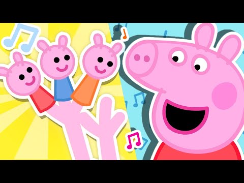 Five Finger Family 🖐 Peppa Pig Nursery Rhymes | Good Habits | Kids TV &amp; Nursery Rhymes 💫