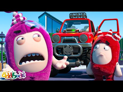 Monster Truck THREAT 🚙 | BEST OF NEWT 💗 | ODDBODS | Funny Cartoons for Kids