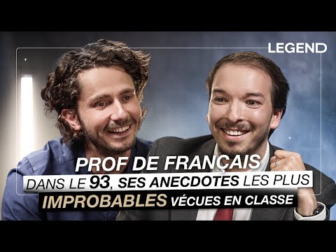 PROF DE FRAN&Ccedil;AIS DANS LE 93, CYRIL NOUS RACONTE SES ANECDOTES LES PLUS IMPROBABLES V&Eacute;CUES EN CLASSE