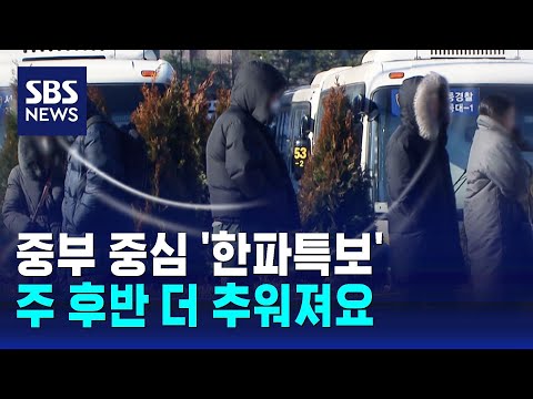 [날씨] 중부 중심 '한파특보'&hellip;주 후반 더 추워져요 / SBS