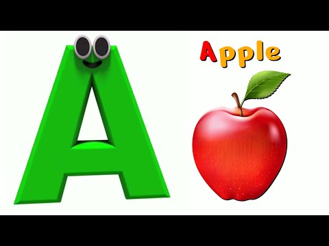 ABC Phonic Song - Toddler Learning Video Songs, A for Apple, Nursery Rhymes, Alphabet Song for kids