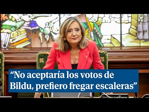 La ex alcaldesa de Pamplona: &quot;Nunca aceptar&iacute;a los votos de Bildu, antes me pongo a fregar escaleras&quot;