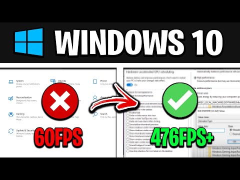 How To Optimize Windows 10 For GAMING - Best Settings for FPS &amp; NO DELAY! (UPDATED)