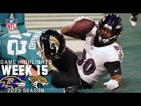 Baltimore Ravens vs. Jacksonville Jaguars | 2023 Week 15 Game Highlights