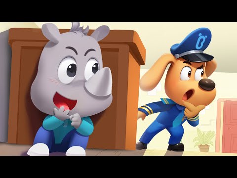 Baby was Taken by A Monster | Home Safety Tips | Safety Cartoon | Kids Cartoon | Sheriff Labrador