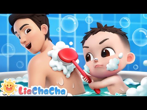 Bath Song | Let's Take a Bath | Fun Bath Time Song | LiaChaCha Nursery Rhymes &amp; Baby Songs