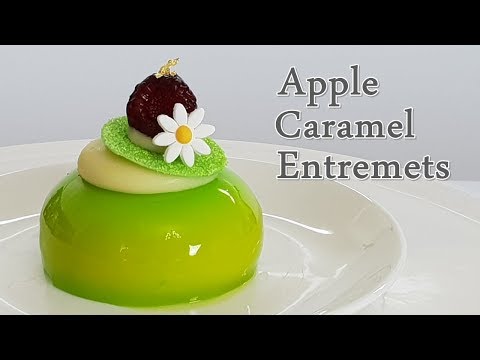how to make an apple-walnut-caramel cake