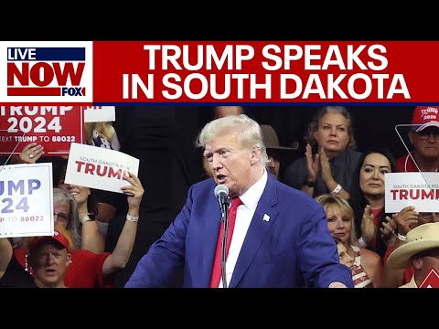 Trump speaks in South Dakota, receives endorsement from Gov. Kristi Noem | LiveNOW from FOX