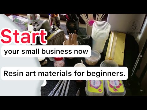 Start your small business now | Resin art materials for beginners | 