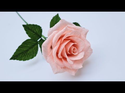 How To Make Rose Paper Flower #2 / Paper Flower / G&oacute;c nhỏ Handmade