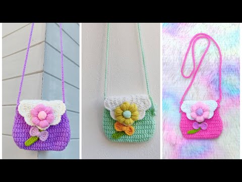 crochet mini bag | How to crochet mini bag |  