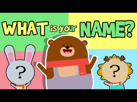 What Is Your Name? ♫ | Greetings Song | Wormhole Learning - Songs For Kids