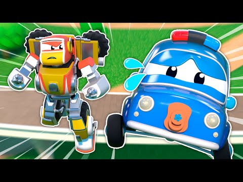 🚔 Robot Police Car Rescues Missing Baby Truck! Solve the mystery! | Safety Cartoons for Kids