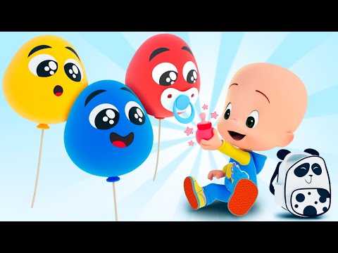 Los globos beb&eacute; de Cuqu&iacute;n 🎈 Aprende los colores con Cuqu&iacute;n y Fantasma | V&iacute;deos educativos