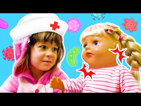 Doktor Bianca hilft Baby Born. Kindergeschichte. Ich hei&szlig;e Bianca auf Deutsch