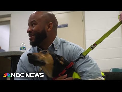 Virginia program pairs inmates and shelter dogs to work together