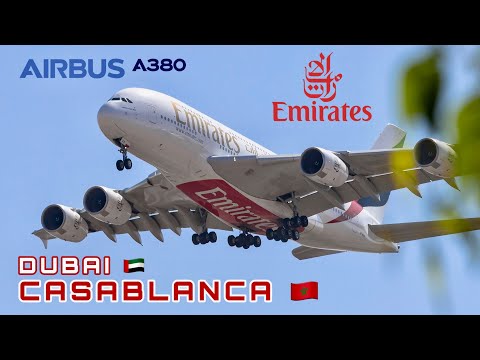 EMIRATES Airbus A380 🇦🇪 Dubai to Casablanca 🇲🇦 [FULL FLIGHT REPORT]