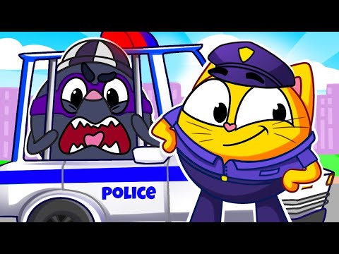 My Dad Policeman 👮&zwj;♂️ Super Policeman+More Funny Cartoons for Kids by 4 Friends