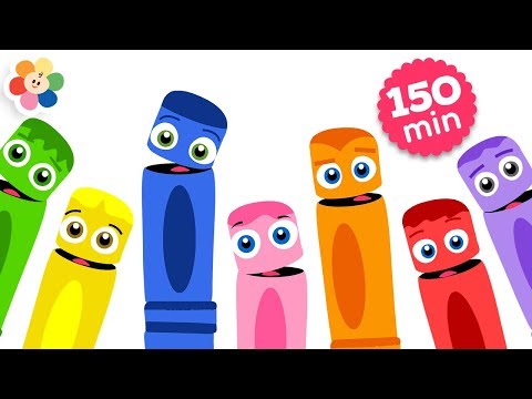 Learning Colors for Kids | 2.5 Hours Compilation of Color Crew | Educational Video for Toddlers