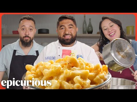 3 Chefs Try to Make Mac &amp; Cheese with No Recipe | Epicurious