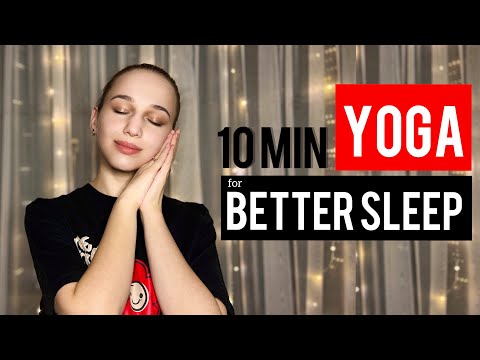 10 MIN YOGA FOR BETTER SLEEP 😴 beginner-friendly