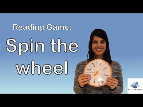 Spin the Wheel || Reading Game for Kids | Sense Education