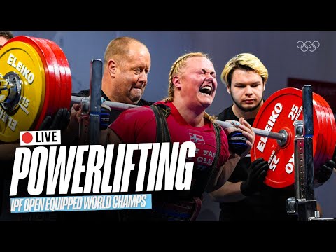 🔴  LIVE World Open Equipped Powerlifting Championships | Women 84+kg &amp; Men 120+kg B-Group