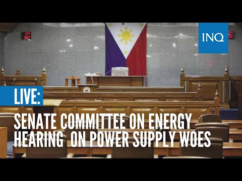 LIVE: Senate Committee on Energy hearing on power supply woes