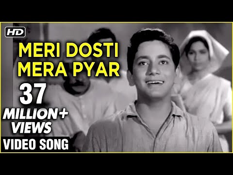 Meri Dosti Mera Pyar Video Song | Dosti | Mohammad Rafi Hit Songs | Laxmikant Pyarelal