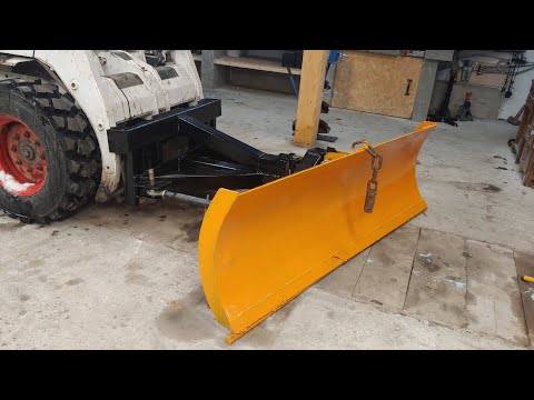 Building a skid steer snowplow (from start to finish)