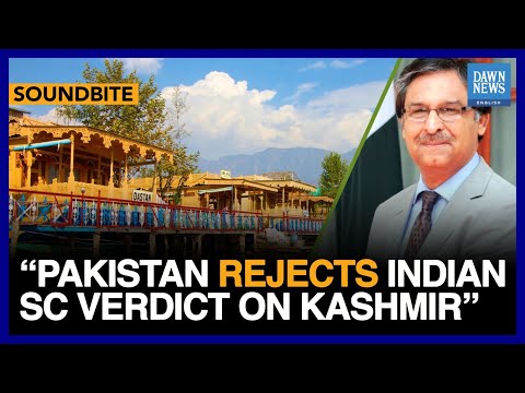 Pakistan Rejects Indian SC Verdict On Kashmir: Interim Foreign Minister | Dawn News English