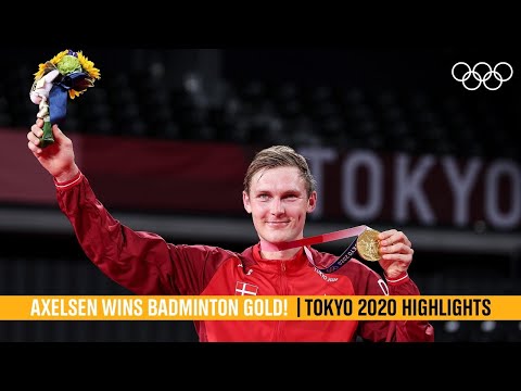 Axelsen beats Chen Long to win gold! 🏸| 