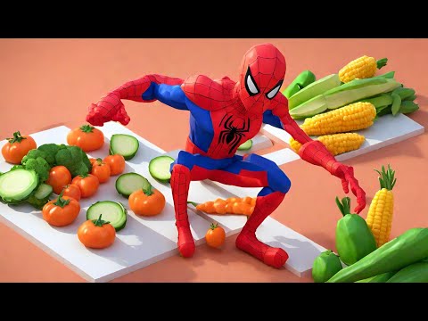 &quot;Spidey's Veggie Adventures: Learn About Vegetables with Spiderman&quot;